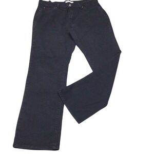 Levi's 505 straight leg black jeans with stretch womens size 31